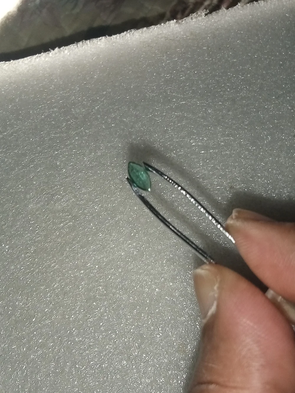 Beautiful Natural 1.0ct Green Marquise Zambian Emerald